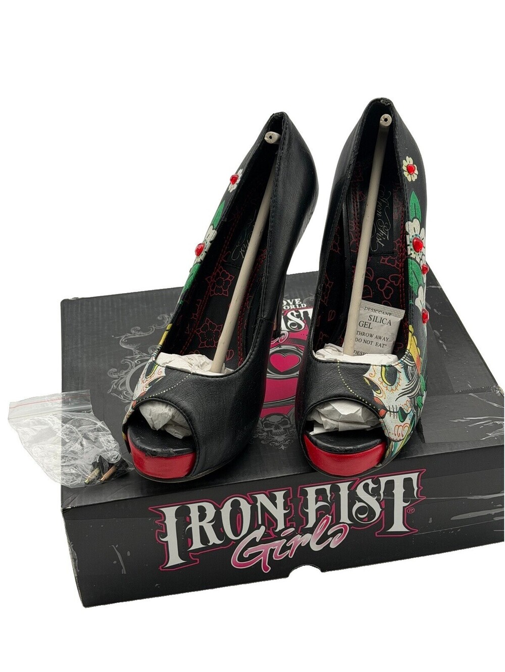 Iron Fist Women’s Size 8 All Hope Abandoned Platform Free Shipping